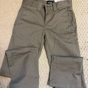 Boys Billabong khaki pants, size 23
